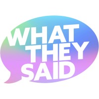 What They Said logo - Similar company to Campaign Blu