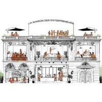 LA MAISON DES ENTREPRENEURS - Paris logo - Similar company to Association Nationale Des Gens Du Voyage Citoyens (Angvc)