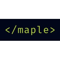 Maple logo - Similar company to Maple