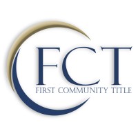 First Community Title logo - Similar company to Monteith Abstract & Title Company, Inc.