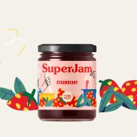 SuperJam 100% Fruit Jams logo - Similar company to Beer52.Com | B-Corp
