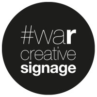 #weareretail creative signage logo - Similar company to The Aether Principle