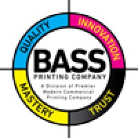 Bass Printing Company logo - Similar company to Redstone Visual
