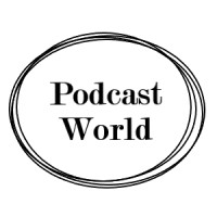 Podcast World logo - Similar company to Decibelle Creative