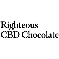 Righteous CBD Chocolate logo - Similar company to The Good Chocolate - Real Happiness - Zero Sugar - Keto Friendly - Bean To Bar