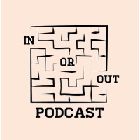In or Out Podcast logo - Similar company to Open Book Team