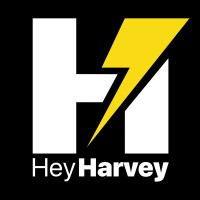 Hey Harvey logo - Similar company to Puentes Digitales