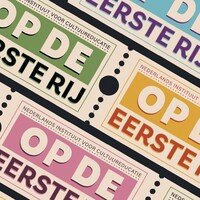 Op de eerste rij - Cultuureducatie logo - Similar company to Studio Timo Wolters