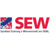 OGBL - Education and Science syndicate (SEW) logo - Similar company to Bouneweger Lycée