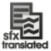SFX Translated logo - Similar company to Soshiden