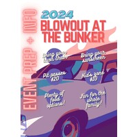 Blowout at the Bunker logo - Similar company to Gold Scale Agency