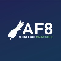 AF8 [Alpine Fault magnitude 8] logo - Similar company to Topologic