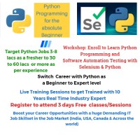 Learn Python Programming with Automation Testing Selenium & Python logo - Similar company to Selenium Online Training