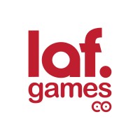 laf. Games Co. logo - Similar company to Plato Games