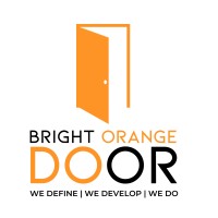 Bright Orange Door logo - Similar company to Quick Communications