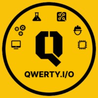 QWERTY.I/O logo - Similar company to Uvce