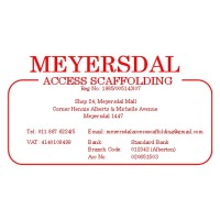 Meyersdal Access Scaffolding logo - Similar company to Pro Rise Scaffolding