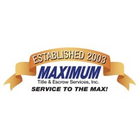 Maximum Title & Escrow Services, Inc. logo - Similar company to Gravityone Solutions Llc