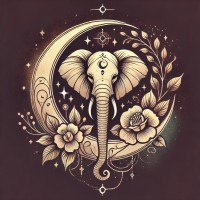 Elephants And Flowers