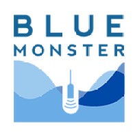 Blue Monster logo - Similar company to Tint Biotech