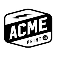 Acme Print Company logo - Similar company to Major Merchandise Inc