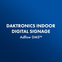Adflow DMS™/Daktronics Indoor Digital Signage logo - Similar company to Screen Kinetics