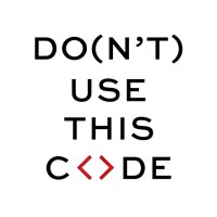 Don't Use This Code logo - Similar company to Open Research Community Accelerator (Orca)
