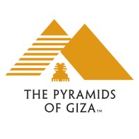 The Pyramids of Giza Official logo - Similar company to Orascom Pyramids Entertainment