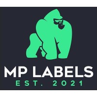 MP labels logo - Similar company to Ker Graphics Limited   Self Adhesive Labels For All Requirements..