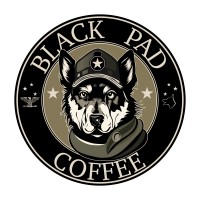 Black Pad Coffee Company logo - Similar company to Road Ready Foundation