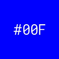 #00F logo - Similar company to A Studio Creative