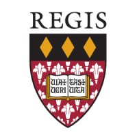 Regis Online Degrees logo - Similar company to Guilford County Solution To The Opioid Problem (Gcstop)