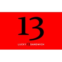 Lucky 13 Sandwich logo - Similar company to Noahs