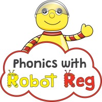 Phonics with Robot Reg logo - Similar company to Phonics Magic