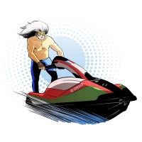 Jetski logo - Similar company to Dubaifeel