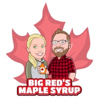 Big Red's Maple Syrup logo - Similar company to Backwoods Maple Syrup