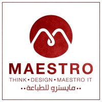 Maestro Printing Press logo - Similar company to Design Science Printing Press - مطبعة علم التصميم
