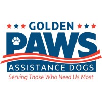 Golden PAWS Assistance Dogs logo - Similar company to Mutts With A Mission