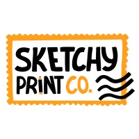 Sketchy Print Co logo - Similar company to Rapanuiclothing