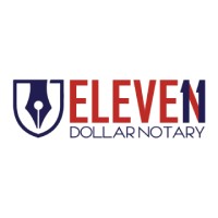 Eleven Dollar Notary logo - Similar company to Masterdomainer_Com
