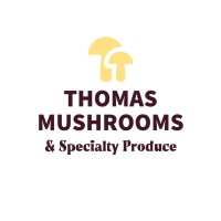 Thomas Mushrooms & Specialty Produce logo - Similar company to Vegky - Vegan Mushroom Jerky