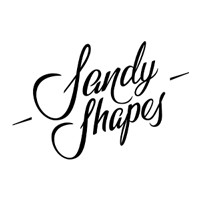 Sandy Shapes Snowboards logo - Similar company to Opera Skis