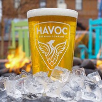 Havoc Brewing Company logo - Similar company to Mellow Mushroom Triangle Nc