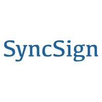 SyncSign logo - Similar company to Electronic Shelf Tags