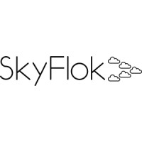 SkyFlok logo - Similar company to Chocolate Cloud Aps