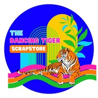 The Dancing Tiger Scrapstore logo - Similar company to Rooted Arts Cic