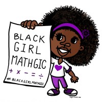 Black Girl MATHgic logo - Similar company to Math Equals Me