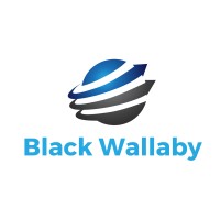 Black Wallaby logo - Similar company to Puzzle Solutions Ltd