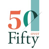 50 over Fifty logo - Similar company to Sarah Lovell Ltd