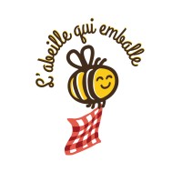 L'abeille qui emballe logo - Similar company to Olympic Nice Natation